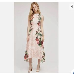 🦋 host pick! 🦋 Anthropologie Butterfly Garden Dress Pankaj & Nidhi NWT 6